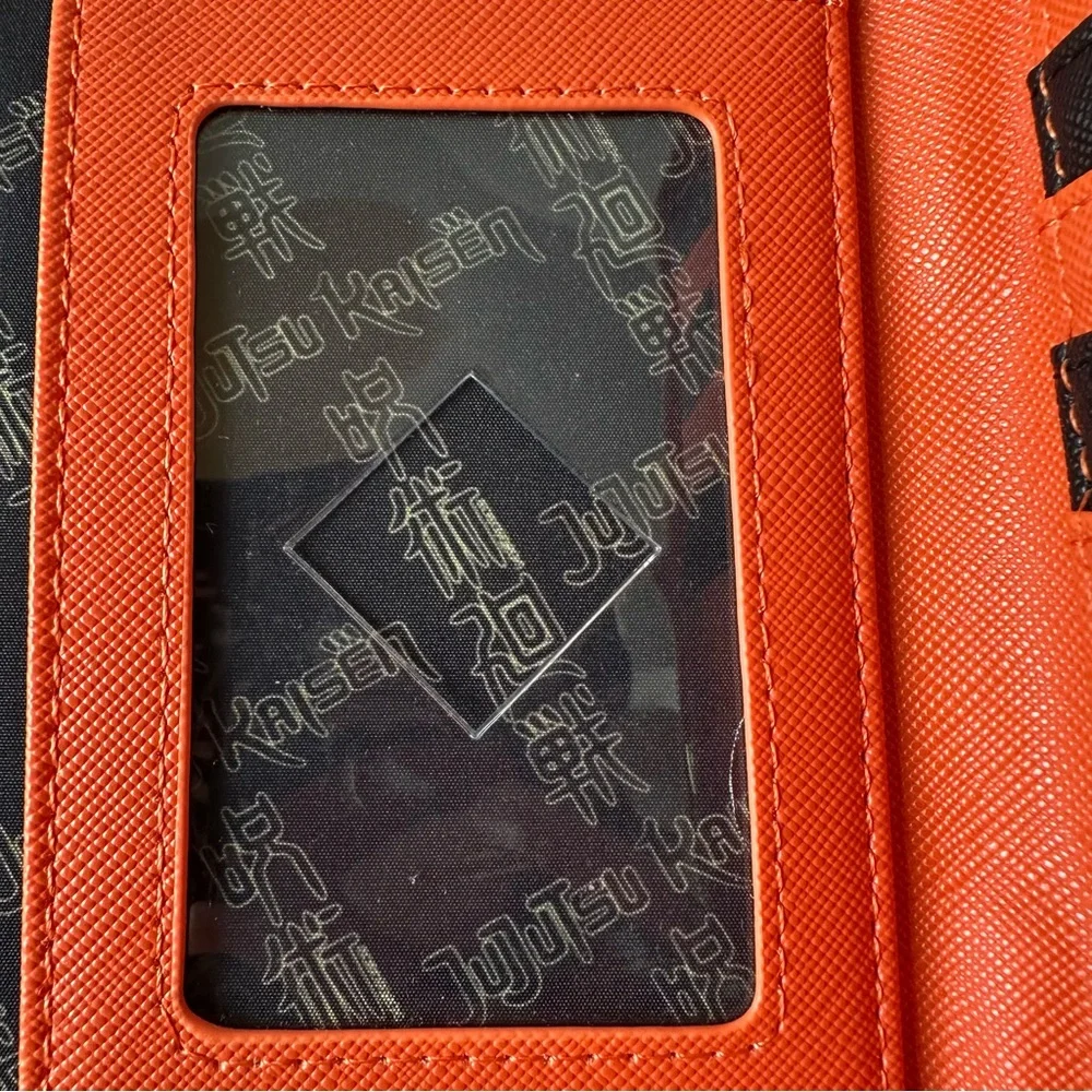 🆕 Loungefly Jujutsu Kaisen Yuji Itadori Cosplay Zip-Around Vegan Leather Wallet